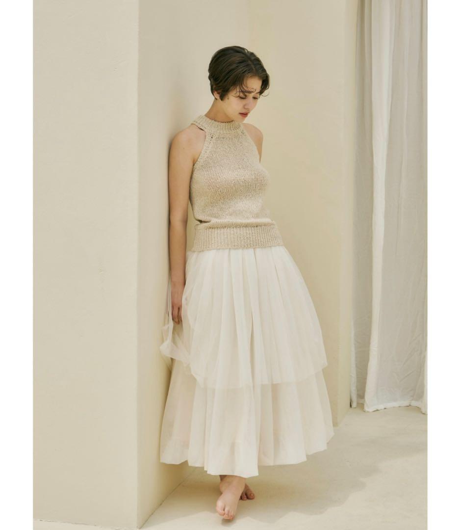 スカート NOTREemor balloon silhouette tulle skirt