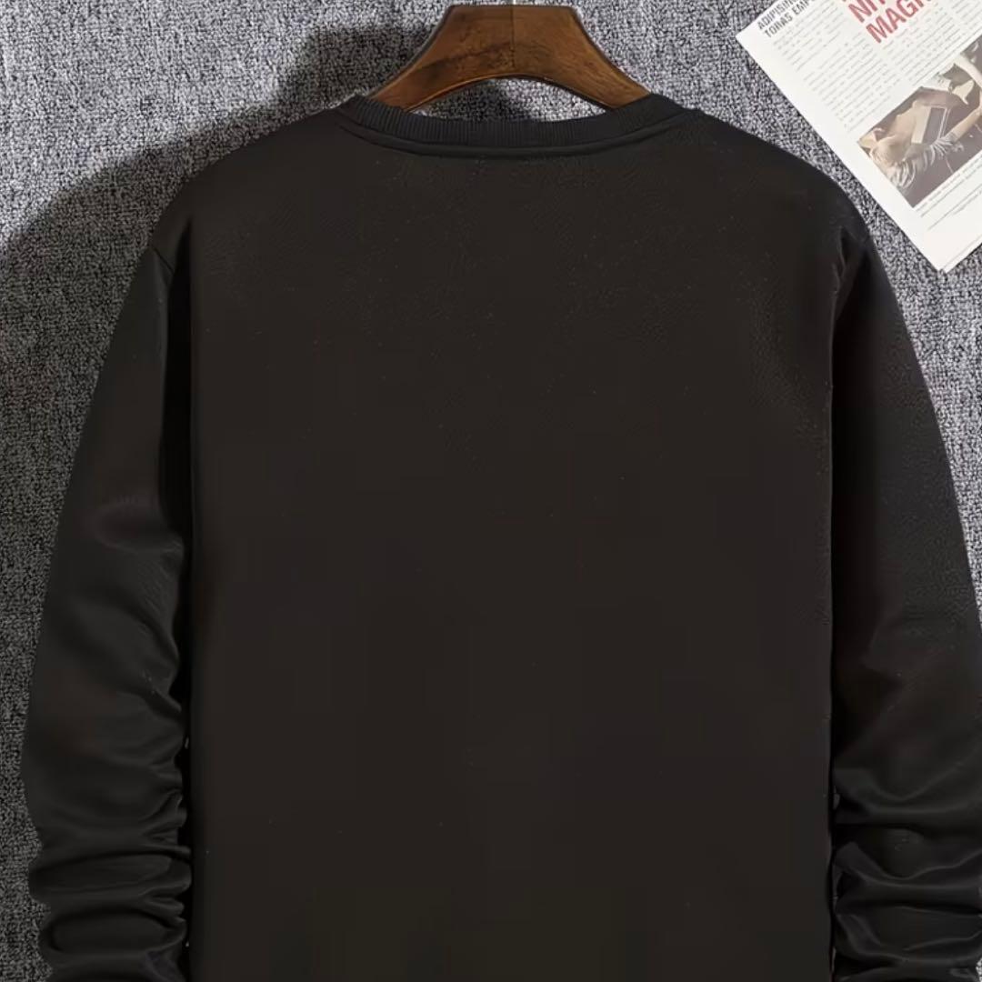 【英喜出品】黒 Tシャツ 2枚黒トレーナーセット【サイズL】