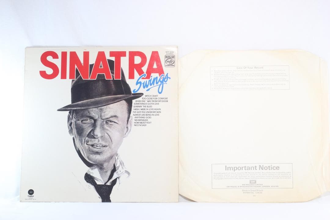 英LP Frank Sinatra Sinatra Swings UK盤 後期盤