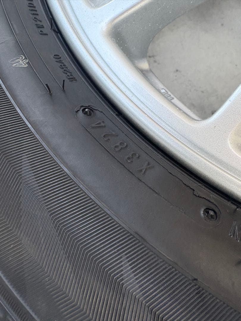 ひろ①195/65R15 24年38週製インプレッサ純正　pcd100