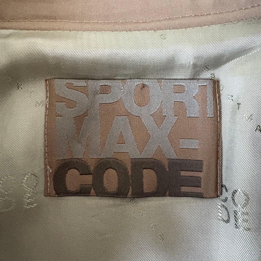 SPORTMAX CODE トレンチコート40 プリーツ着脱可 ベージュ