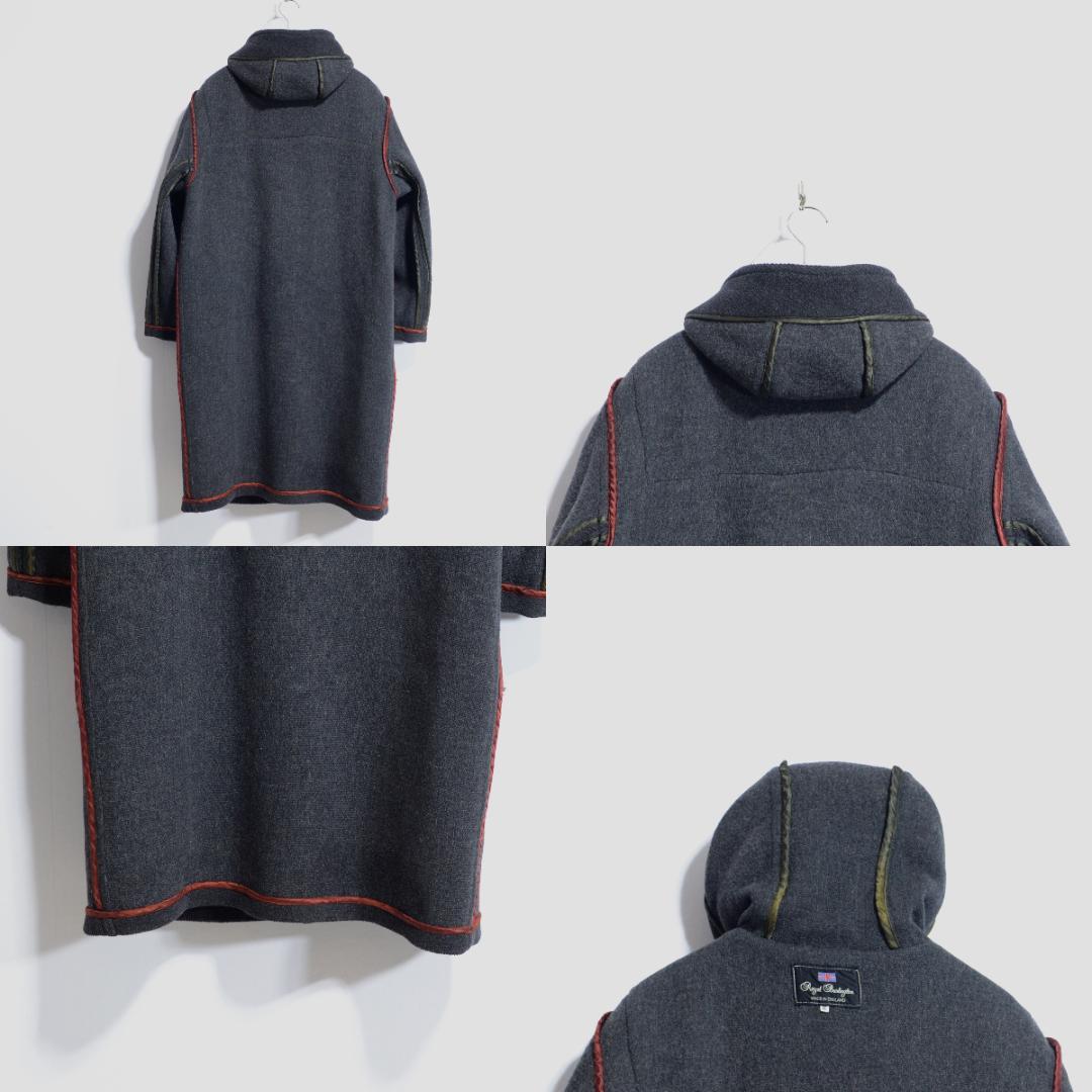 極上品 ムーアブルック ダッフルコート Rバーリントン Hグレー 40