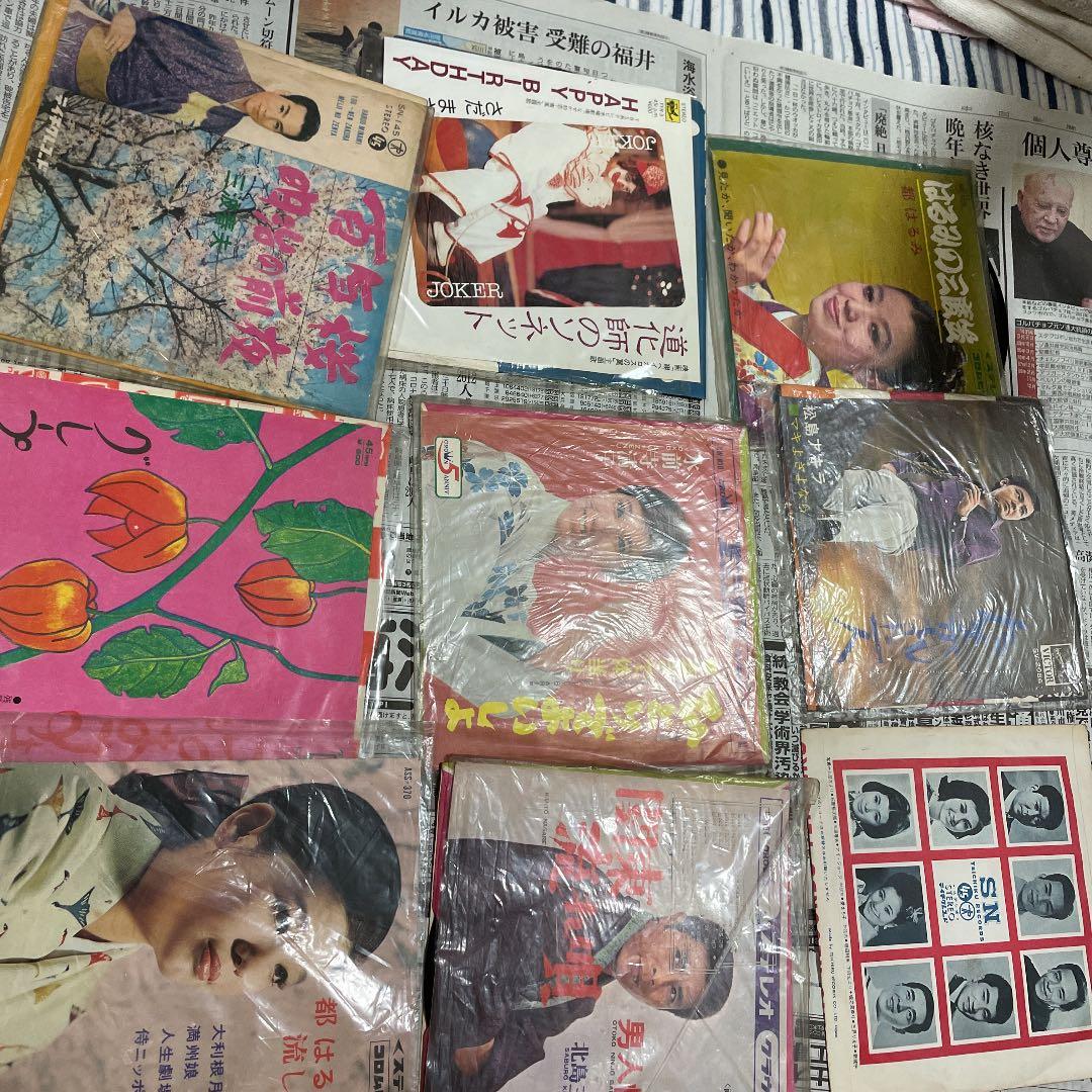 レコード盤　約100枚売り昔のレコード盤　懐かし　音楽　癒し
