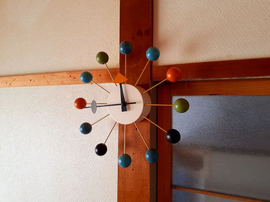vitra　ジョージ・ネルソン　ボールクロック　マルチカラー　ミッドセンチュリー