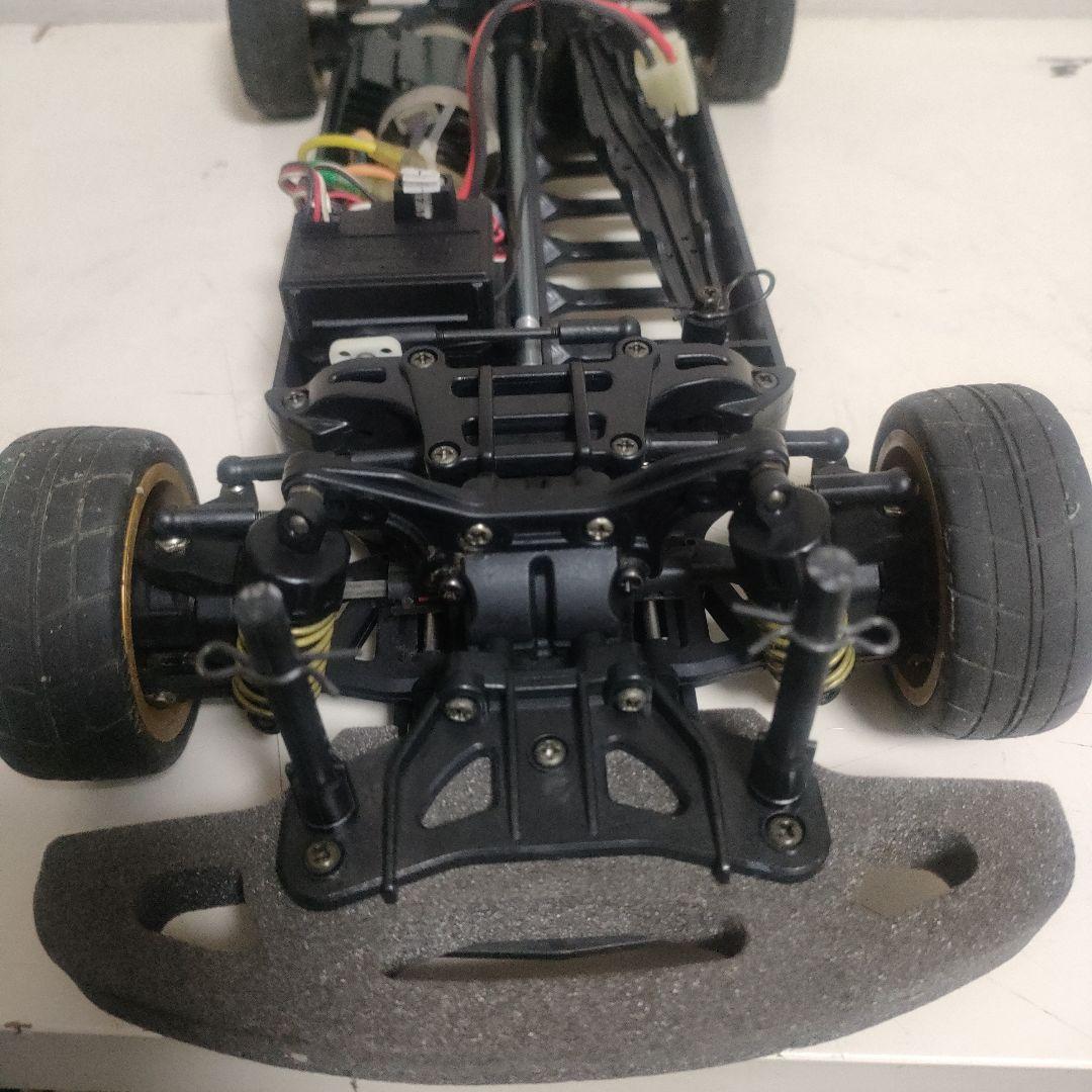 【動作有】タミヤTB-02シャーシ、プロポ、メカ、インプレッサWRCボディ付き