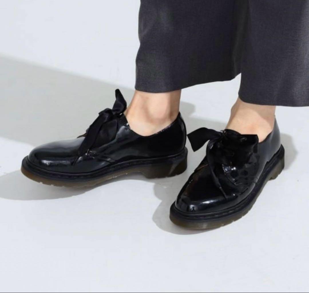 【美品】Dr.Martens×BEAMS 3ホール　エナメル　パテント　UK4