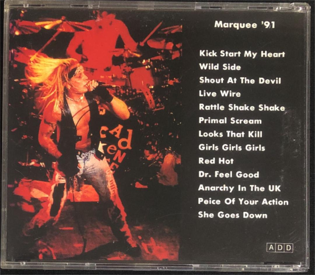 洋楽 MOTLEY CRUE/ SAVED/ MARQUEE 1991