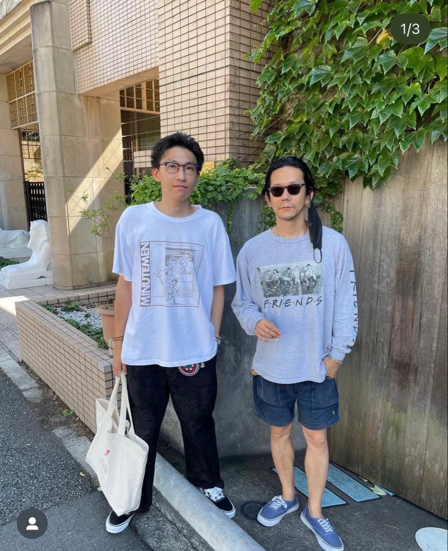 野村訓市着用｜ヴィンテージ Friends L/S Tシャツ