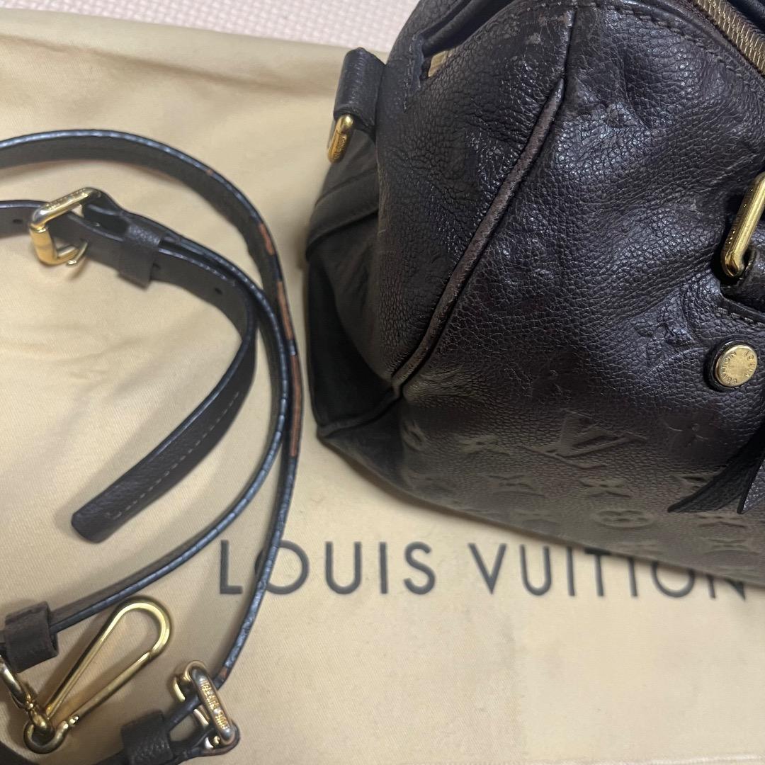 LOUIS VUITTON ダークブラウン ボストンバッグ