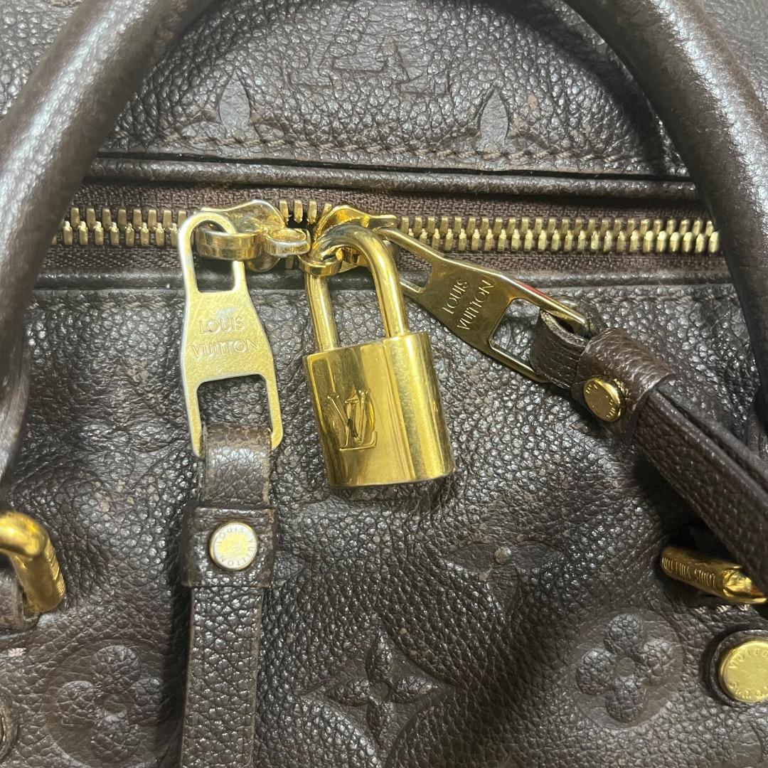 LOUIS VUITTON ダークブラウン ボストンバッグ