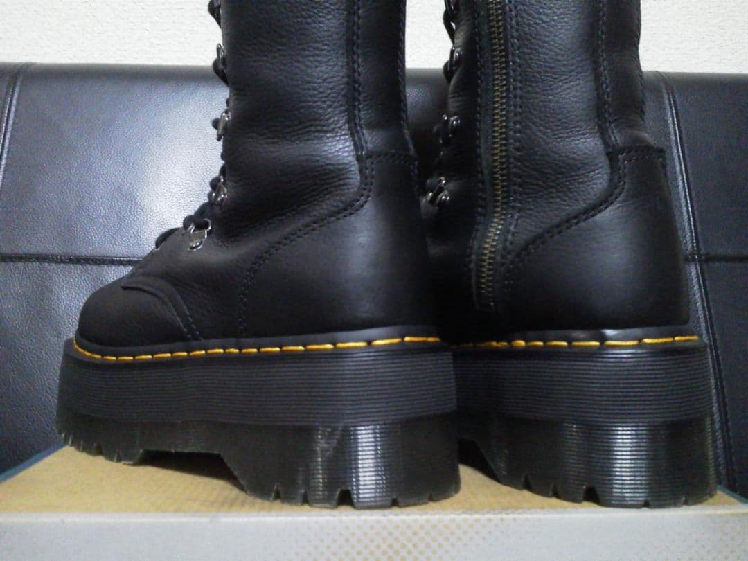 【激レア】Dr.Martens 1B60MAX UK6 黒 厚底 20ホール丈
