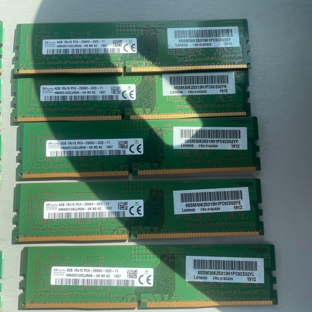 crucial SK hynix DDR4 PC4-2666V 4GBx10枚