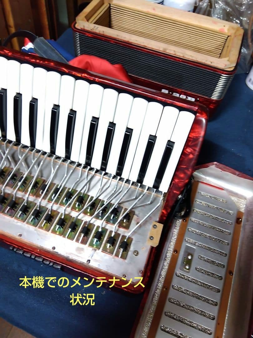 【綺麗な音色即演奏可】Yamaha ソプラノ アコーディオン S-25B 25鍵