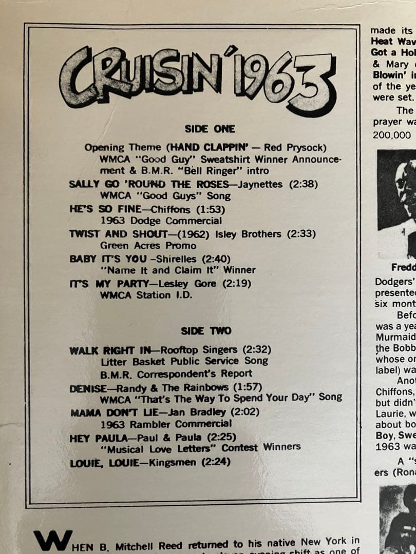 Cruisin' シリーズ’1959 ‘63 ‘64 ‘66 ‘67 ‘68