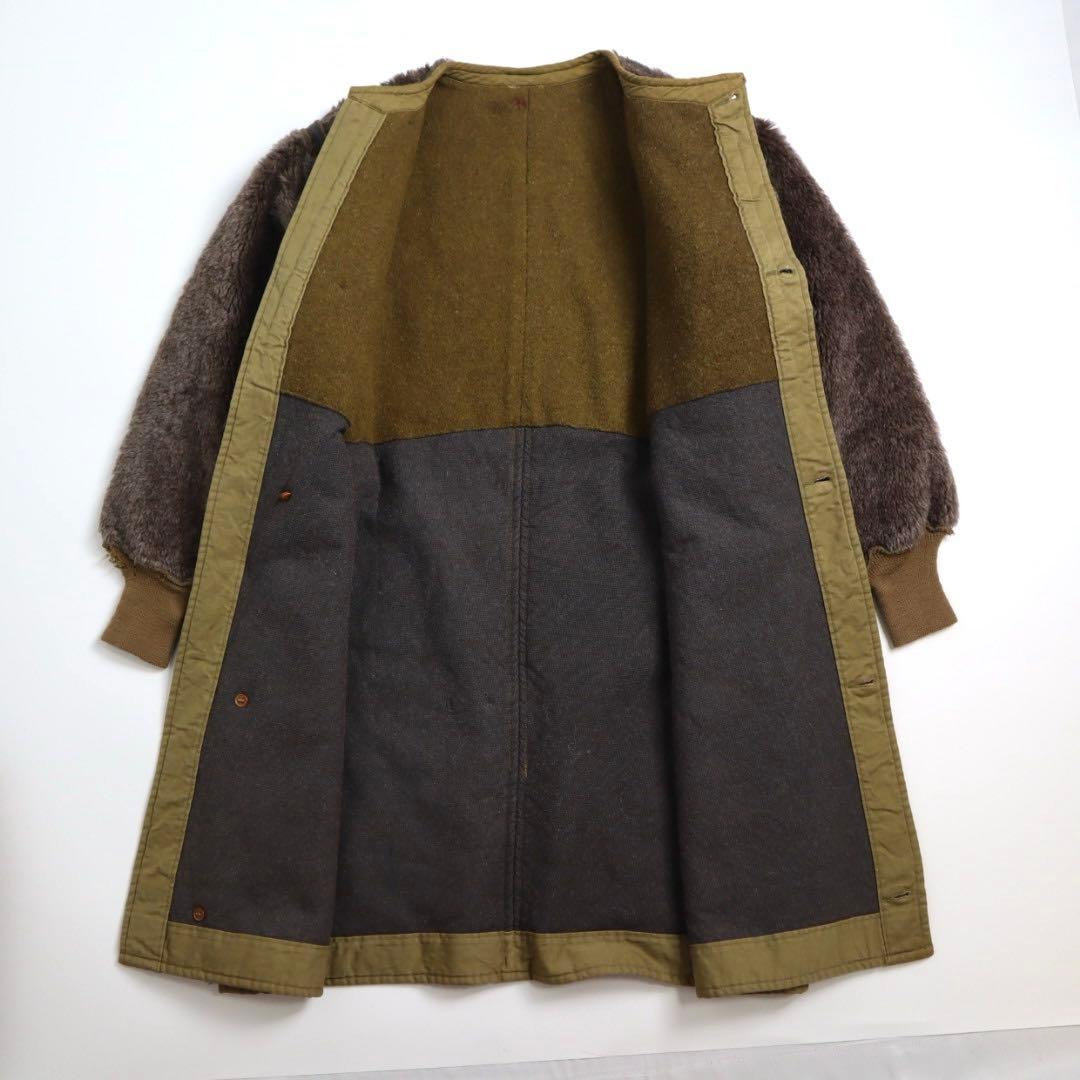 40s usarmy アルパカファー ライナー コート m45 実物