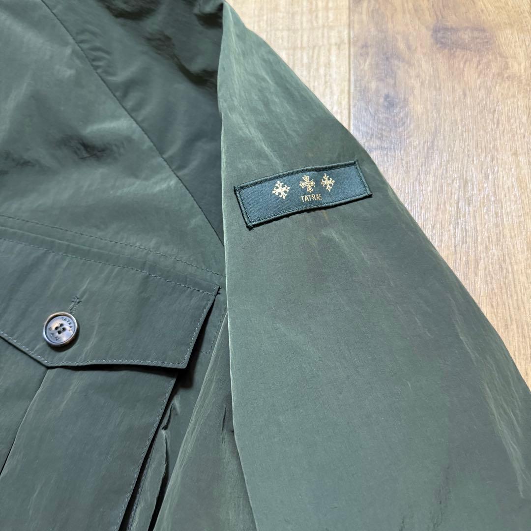 【美品】TATRAS タトラス ガルティーダ ナイロン ブルゾン 03 カーキ