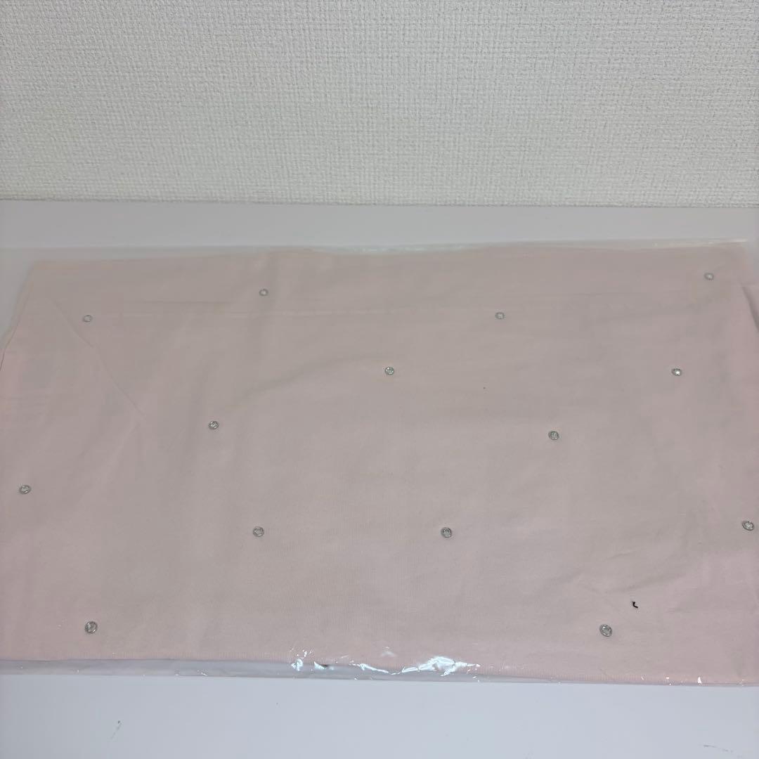 定価以下　Hello DarichキルティングアップリケビジューTシャツ ピンク