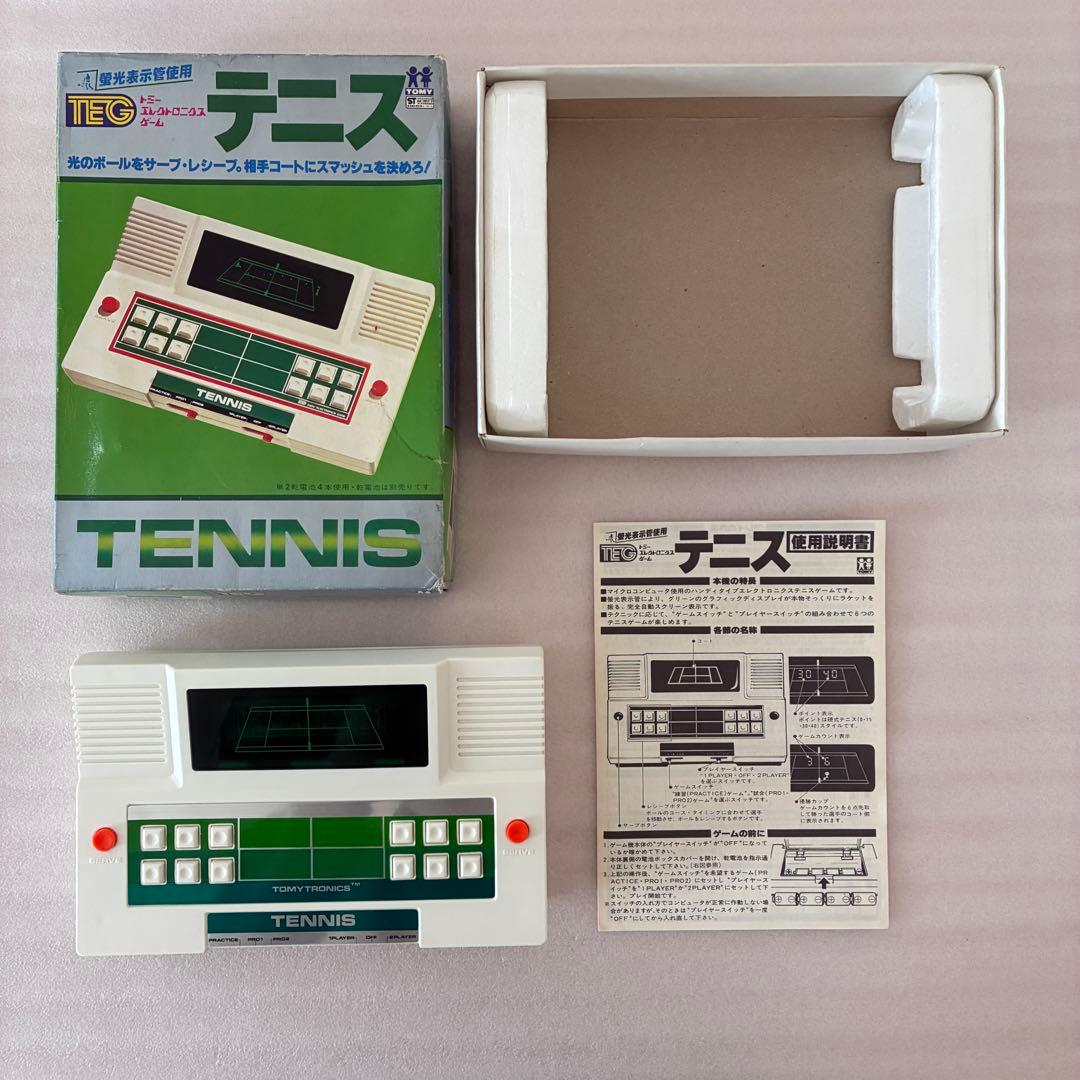 希少 美品 lsiゲーム トミー エレクトロニクスゲーム テニス 昭和レトロ