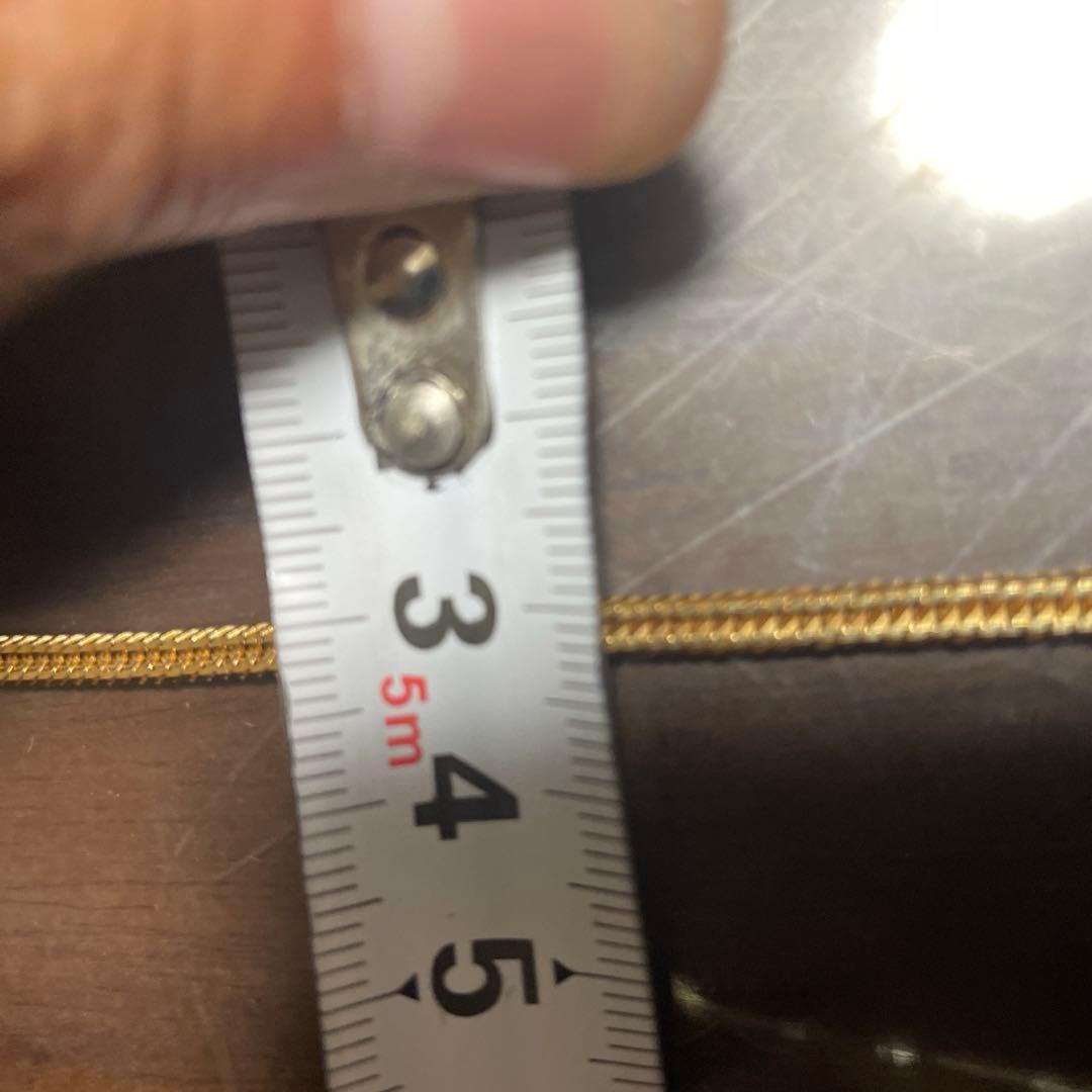 12面トリプル喜平ネックレスk18、750美品50センチ14.6g。資産。