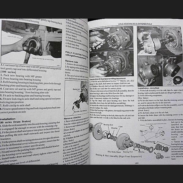 167B△ ランドクルーザー整備書 リペア マニュアル 502P 洋書