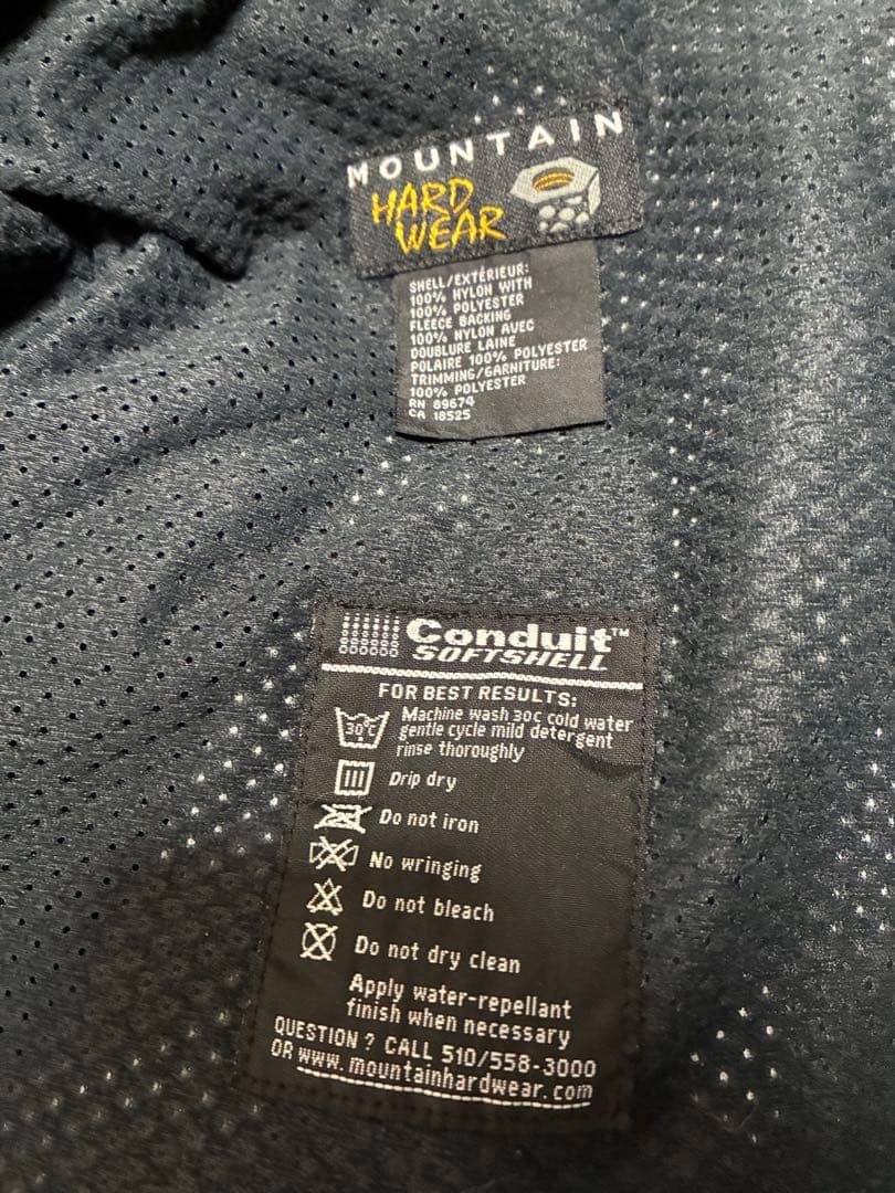 MOUNTAIN HARDWEAR Conduitジャケット L ブルーグレー?