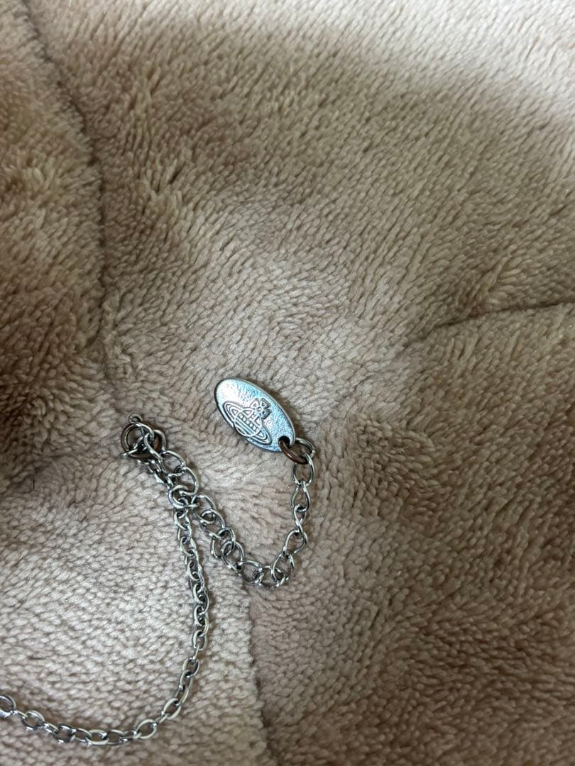 【美品】ヴィヴィアンウエストウッド タイニーオーブネックレス ブルー
