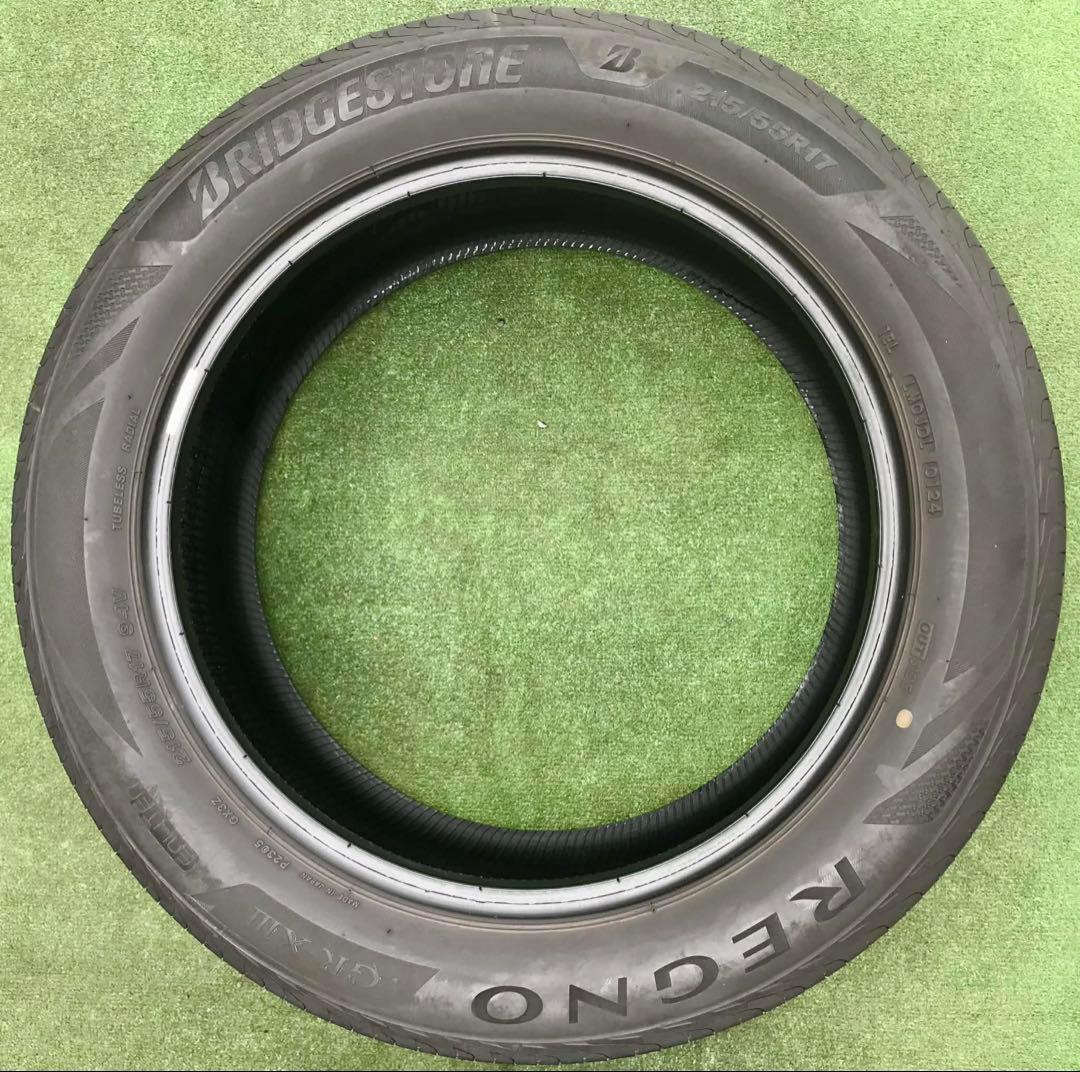 215/55 R17 BRIDGESTONE REGNOサマータイヤ 2024年