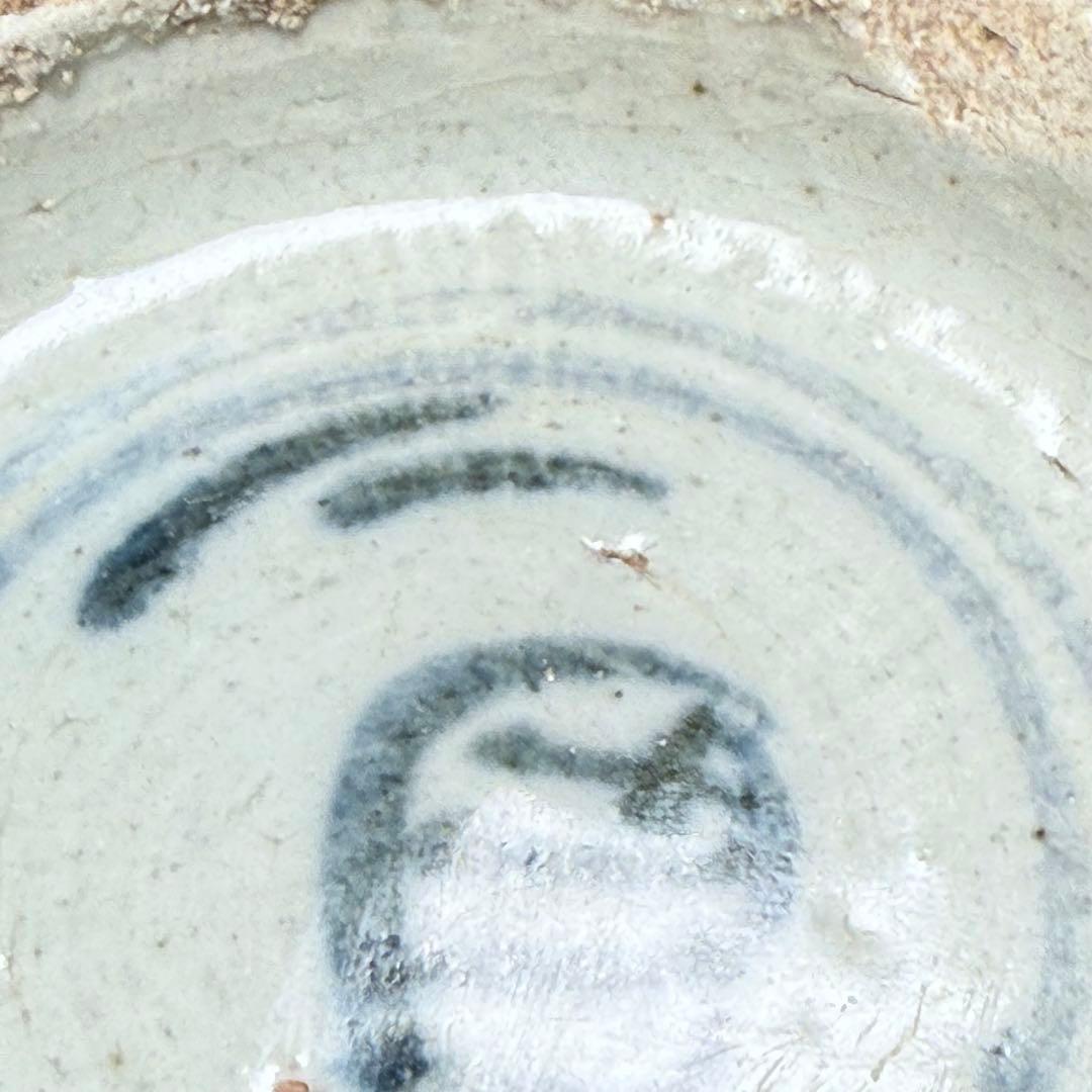 中国美術　青花唐草茶碗　中鉢　明　清　官窯　景徳鎮　古美術　蒐集家旧蔵品