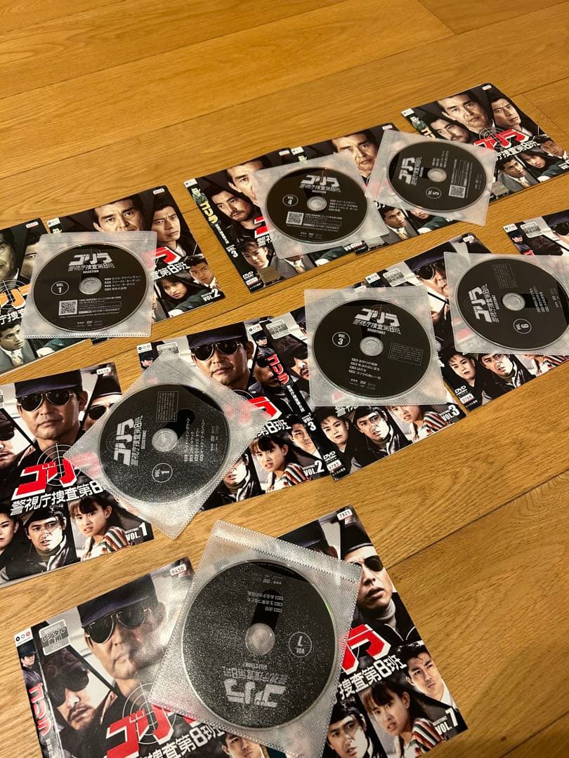 ゴリラ警視庁捜査第8班 全5巻　セレクション-2 全7巻　レンタルUP dvd