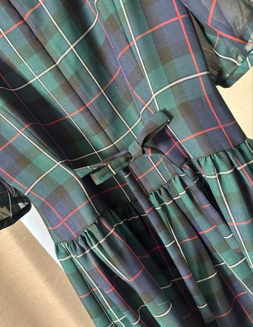 【極美品】M's GRACY チェックワンピース