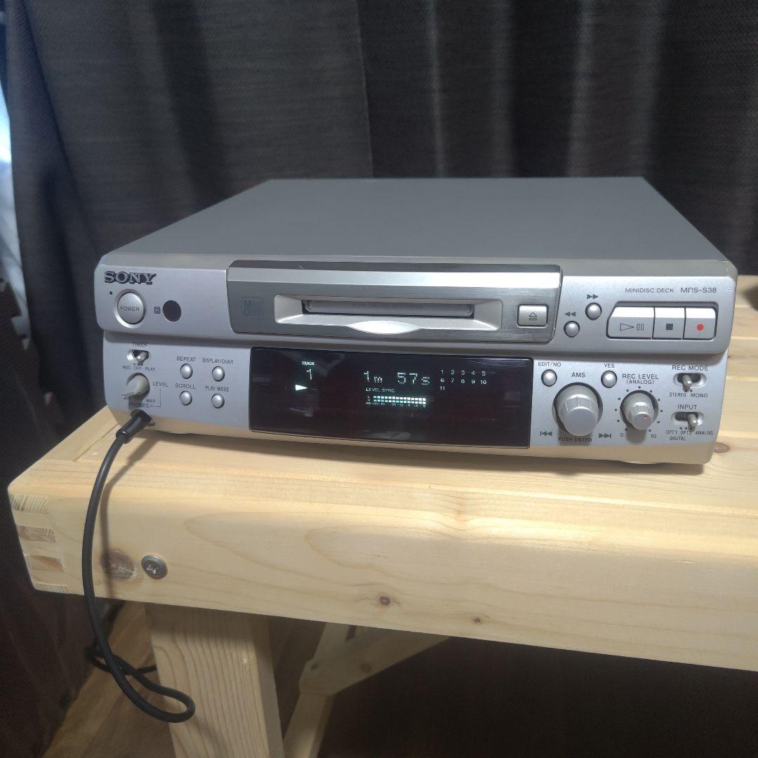 SONY ミニディスクデッキ MDS-S38
