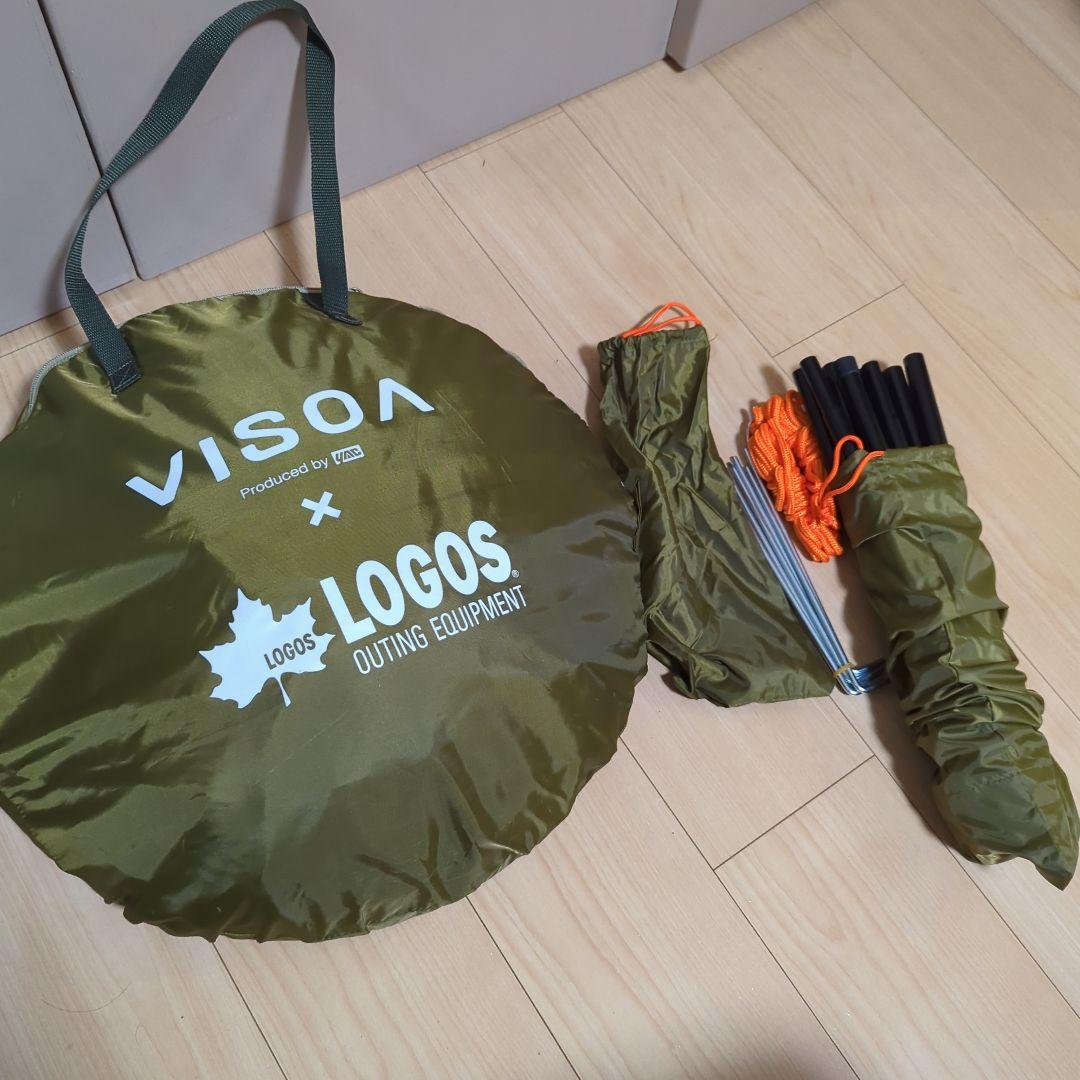 VISOA × LOGOS ロゴス ワンタッチ シェード タープ