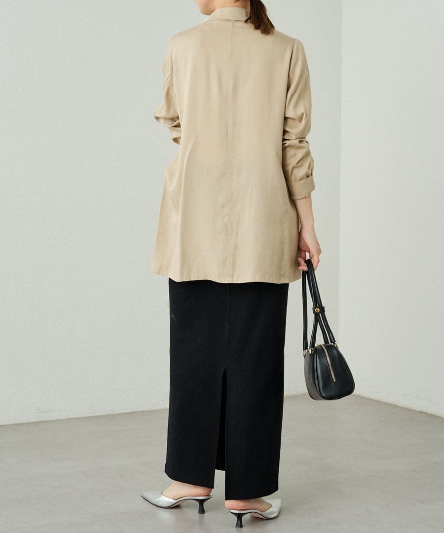 新品　Loungedress リラックスジャケット　ラウンジドレス　ベージュ