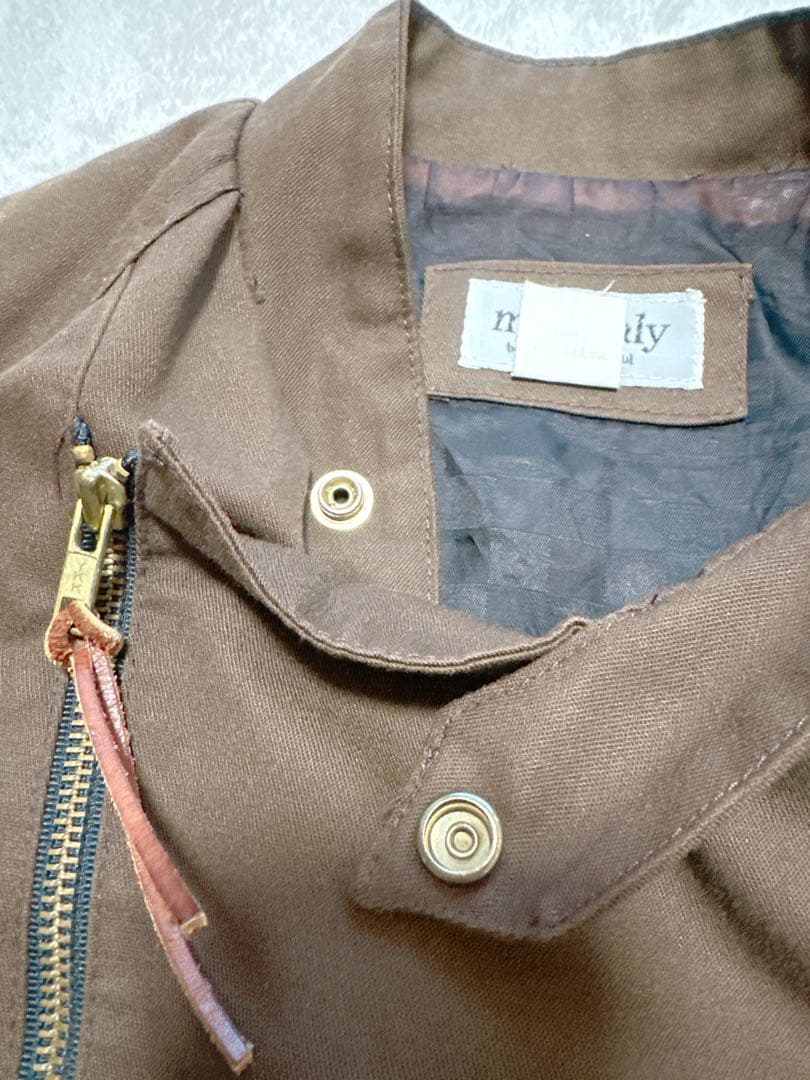 【極美品】モニタリー monitaly ブラウン ライダース ジャケット L