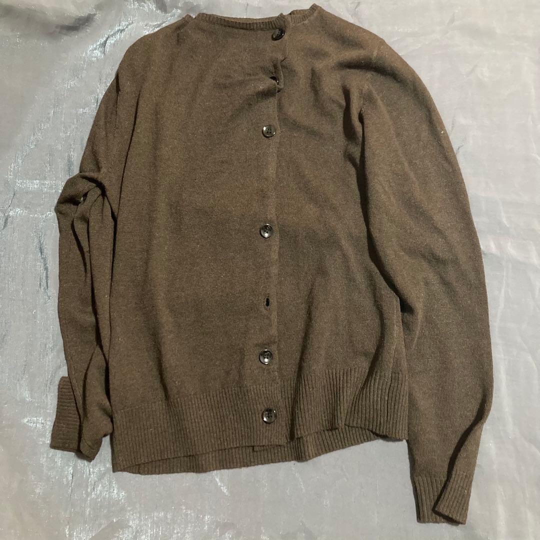 Paloma wool ブラウン カーディガン 前面ボタン付き