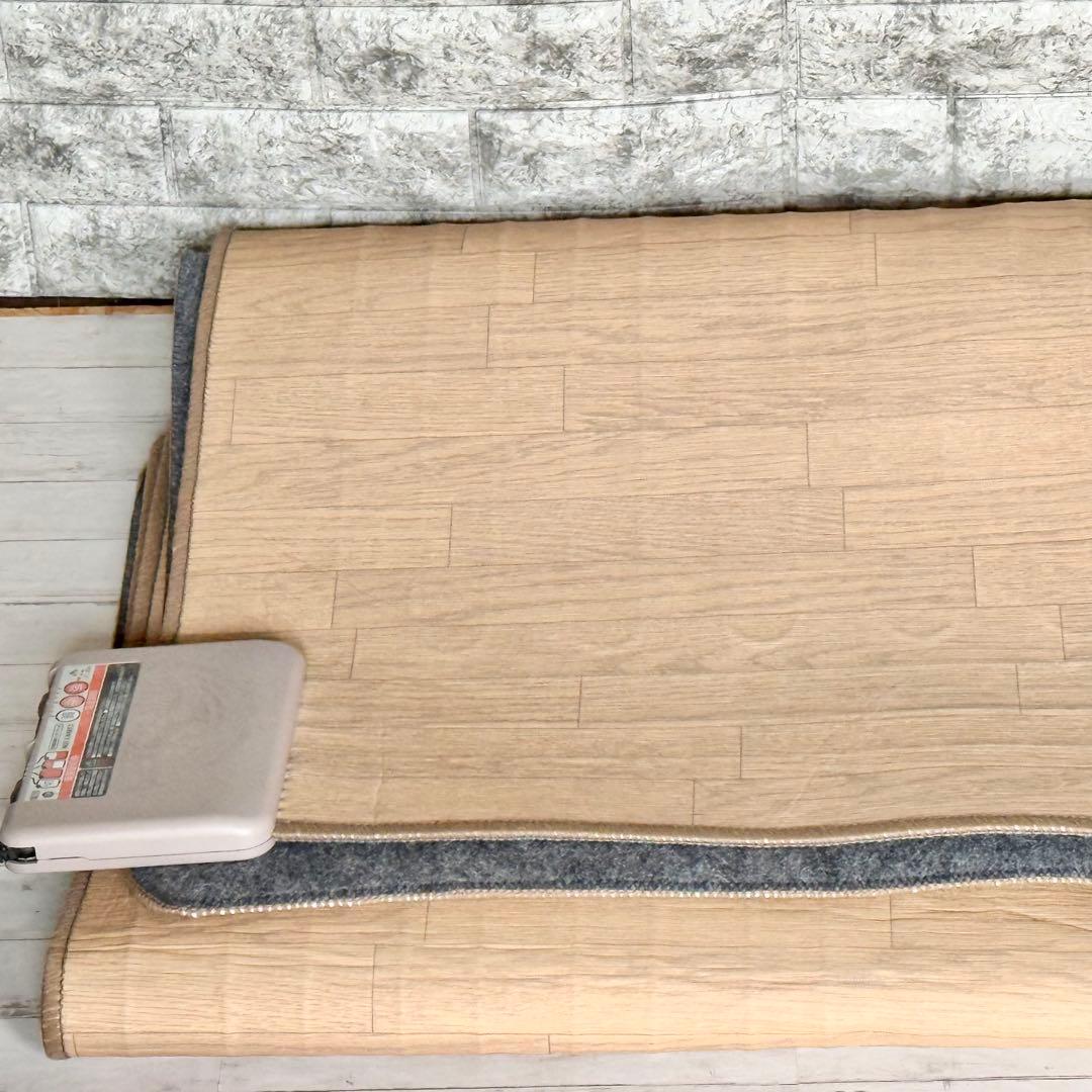 TEKNOS 木目フローリング調ホットカーペット 3畳相当タイプ