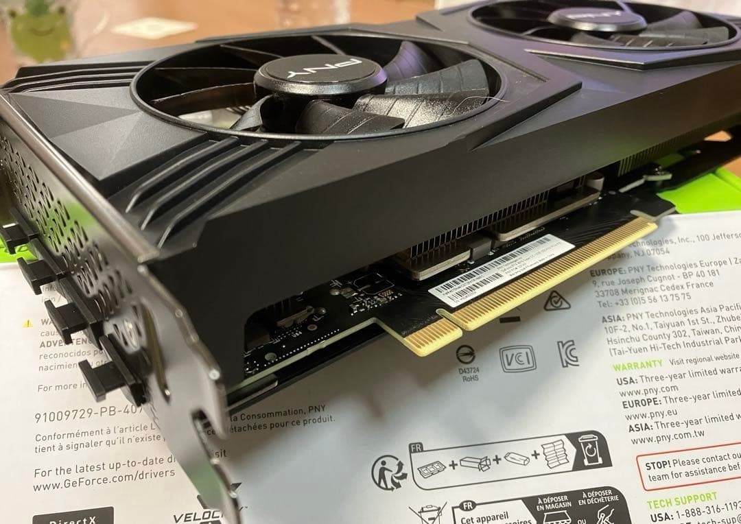 グラフィックボード・グラボ・ビデオカード PNY GeForce RTX 4070 SUPER 12GB