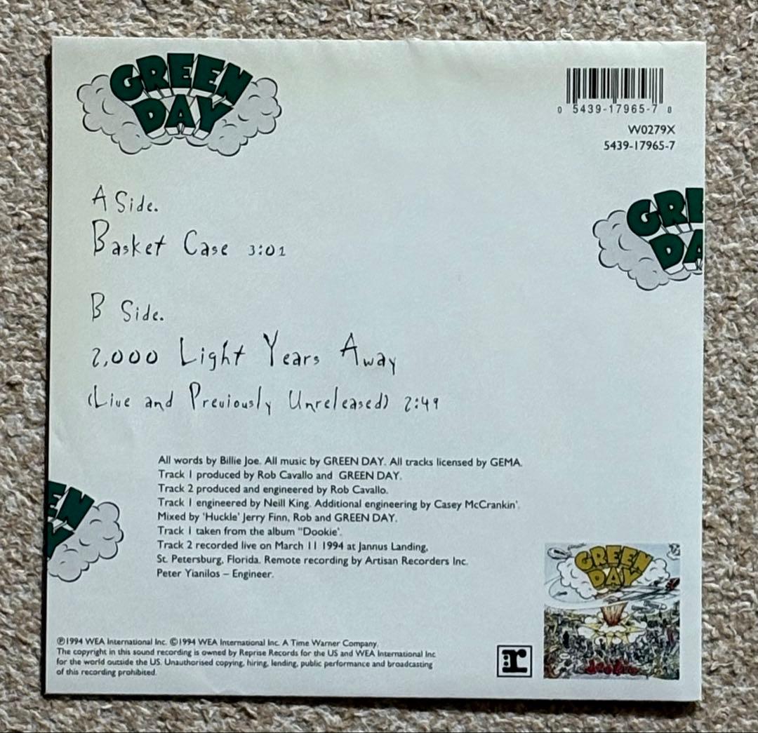 green day グリーンデイ メロコアパンク レコード バスケットケース