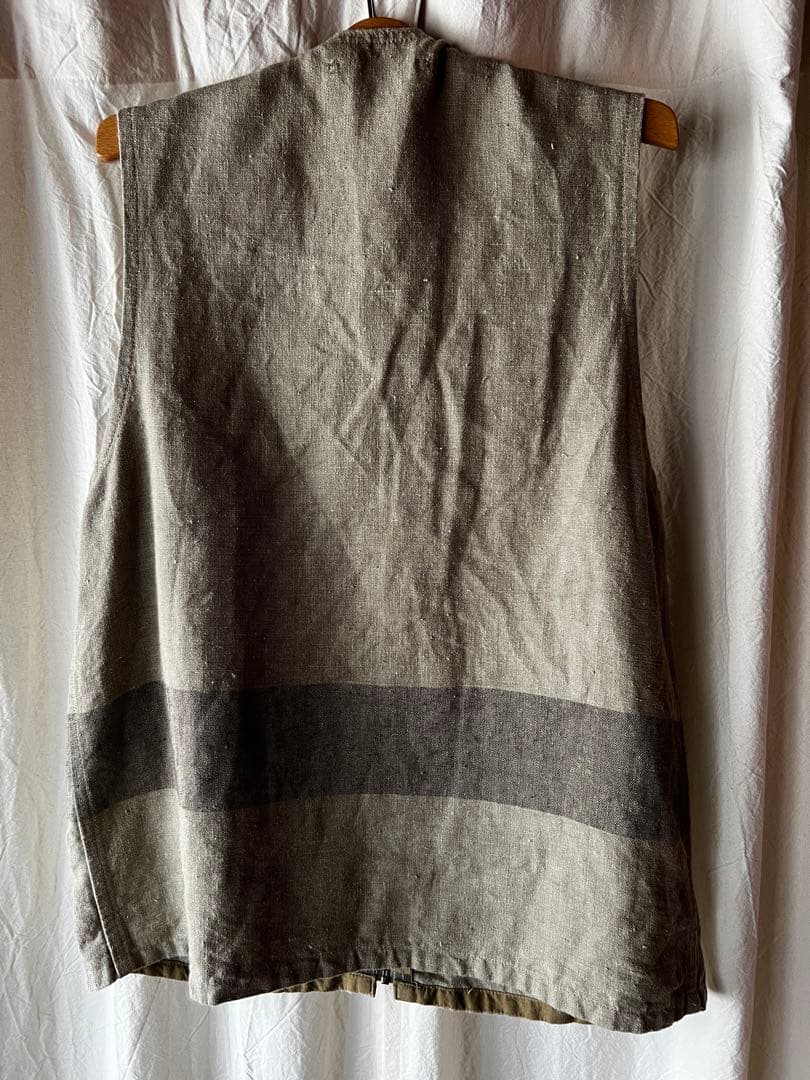 ナイジェルケーボンBEAN SACK BORDER VEST 52