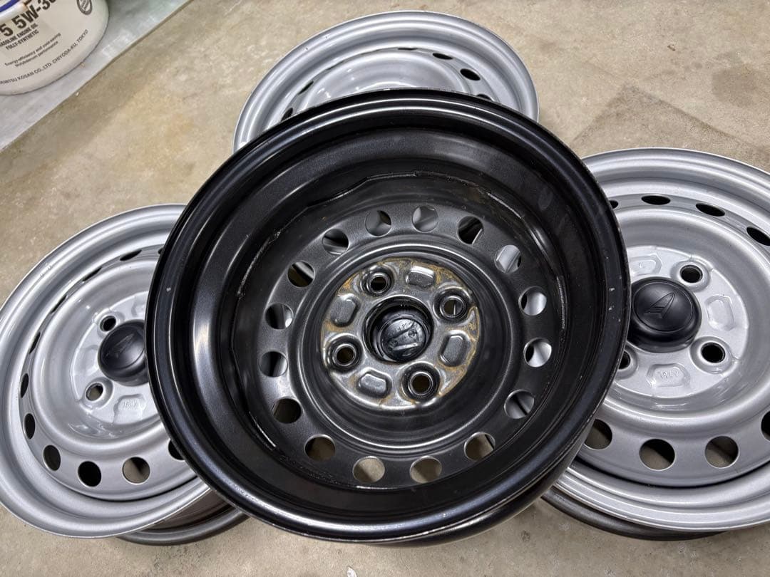 ダイハツ純正 鉄ホイール 12インチ 新車外し 4本セット