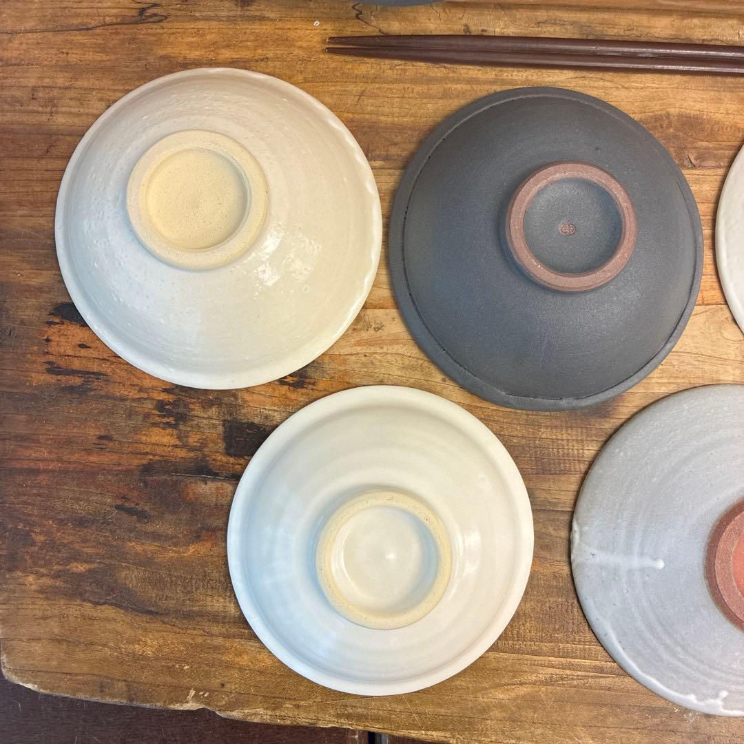 そらいろ⭐︎新品　陶器　陶芸作家　不揃い商品10個 605