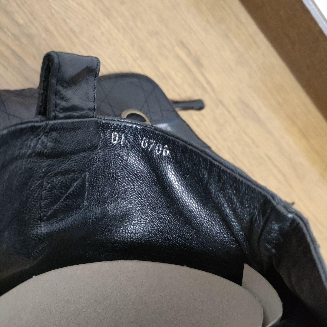 良品！ChristianDior　ロングブーツ　レザーシューズ　ディオール　36