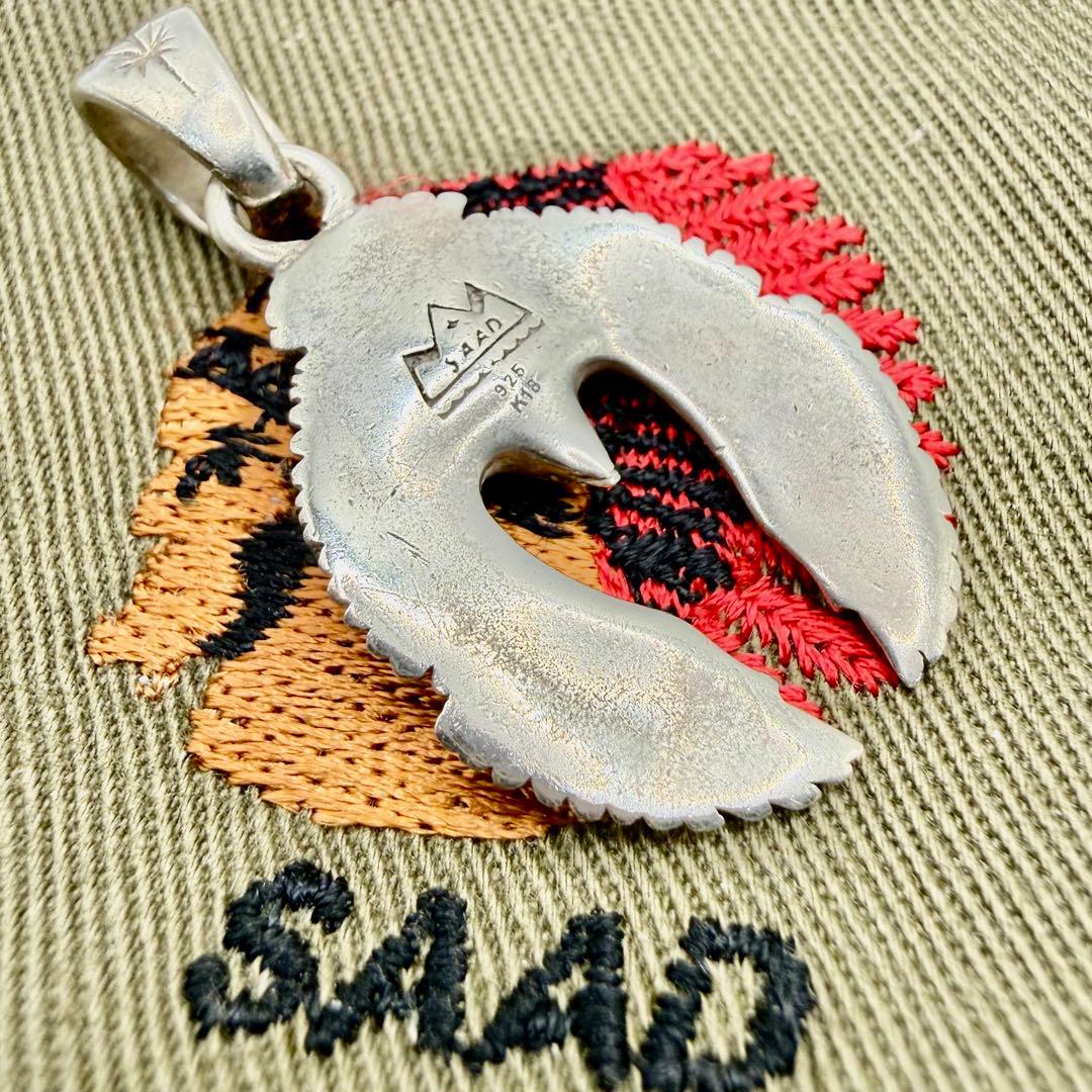 美品　SAAD k18サンシンボル付イーグルトップ