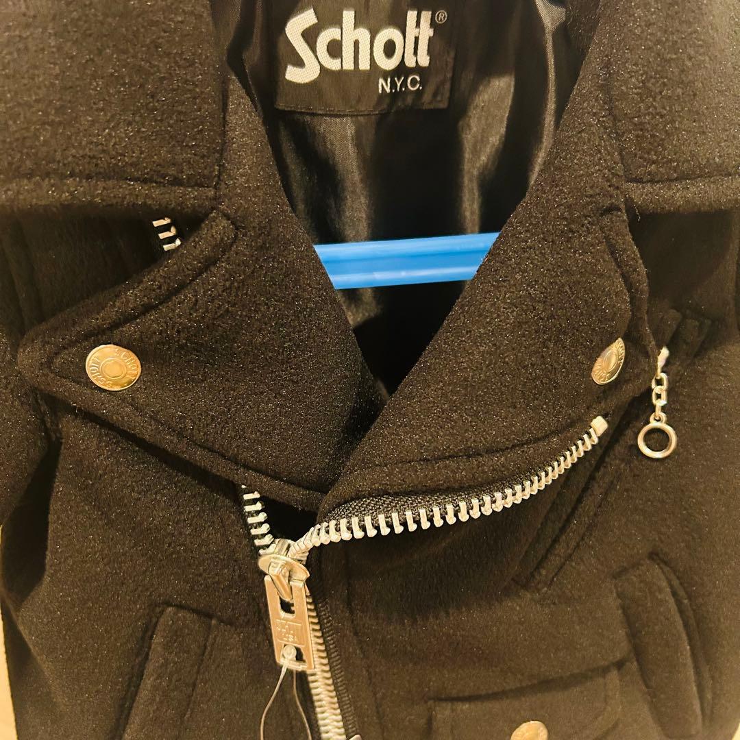 【新品】SCHOTT ショット ライダース 子ども用 黒色 サイズ90