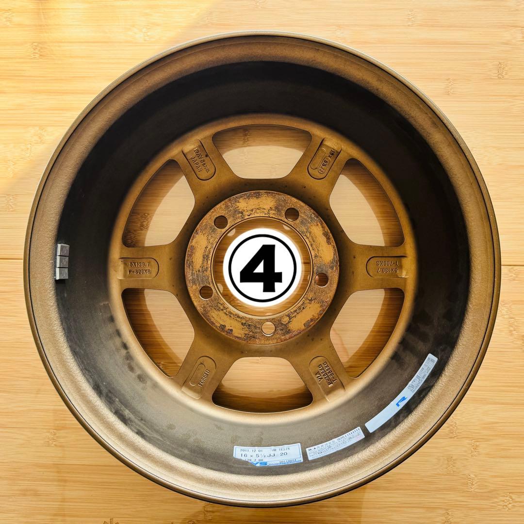 ジムニー レイズ TE37X ホイール4本16インチ ブロンズ