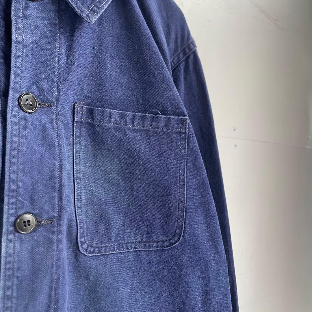 60s フランス軍 カバーオール ワークジャケット ヴィンテージ 古着 ユーロ