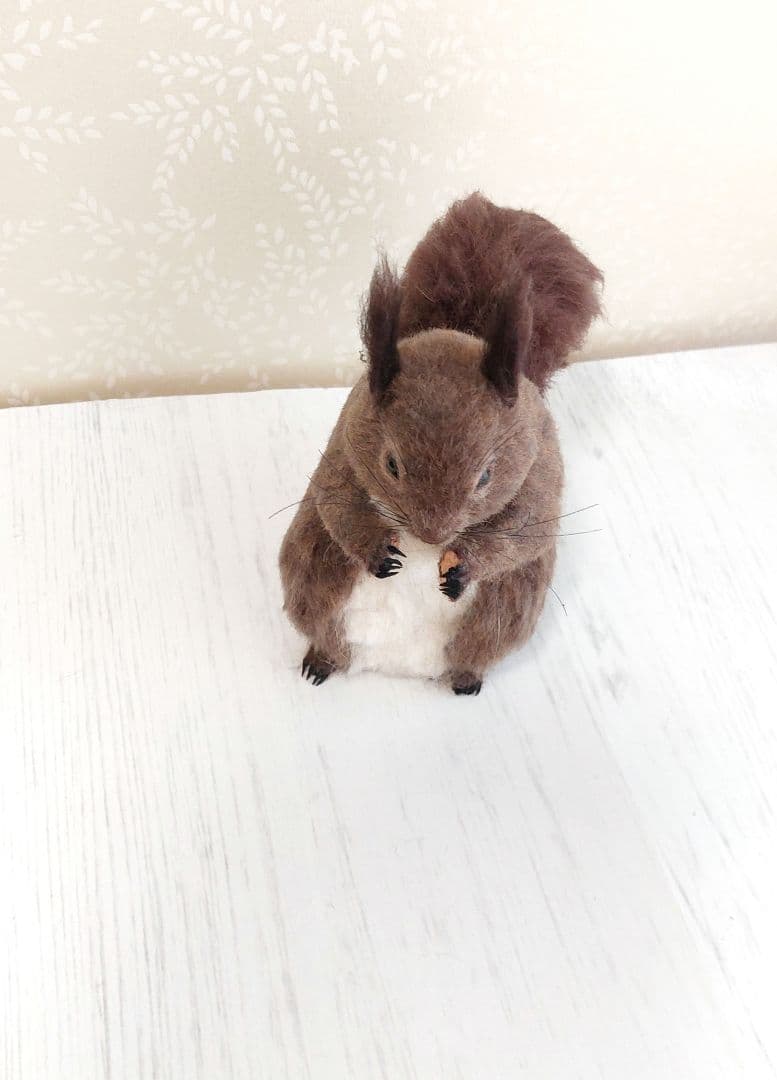 羊毛フェルト　エゾリス