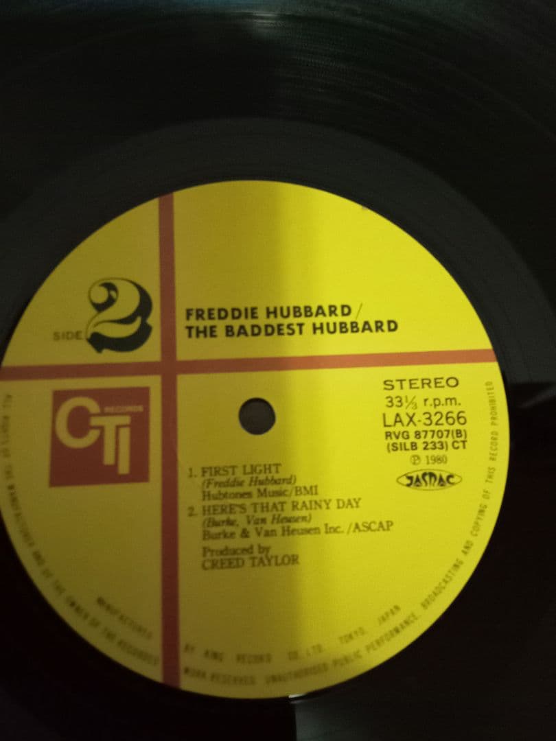 Freddie Hubbard　レアグルーヴ　JAZZ FUNK CTI