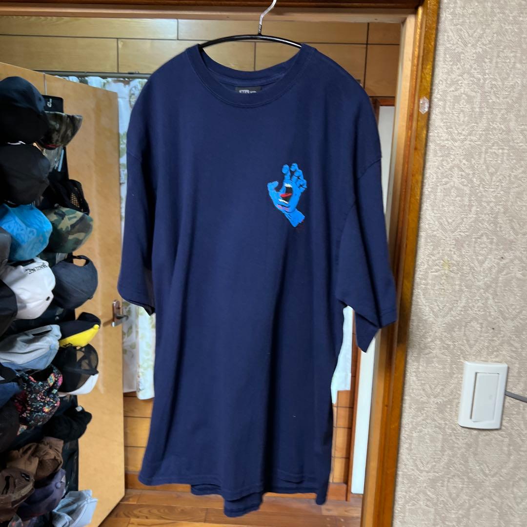 SANTA CRUZ サンタクルーズ Tシャツ XL ネイビー ヴィンテージ