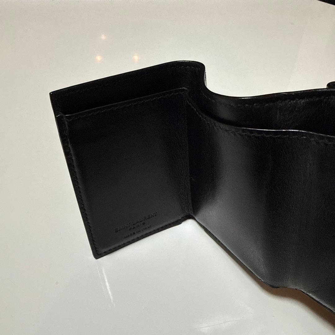 SAINT LAURENT サンローラン 三つ折り財布 タイニーウォレット